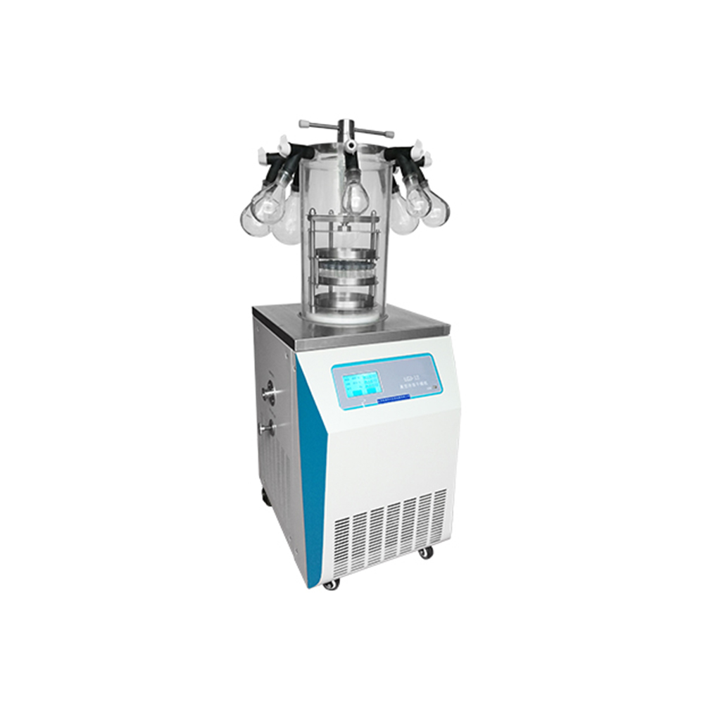 NADE LGJ-12B Top Press Type Lab Lyophilizer/freeze drying equipment/freeze dryer for liquid, pasty, solid and he vials materials