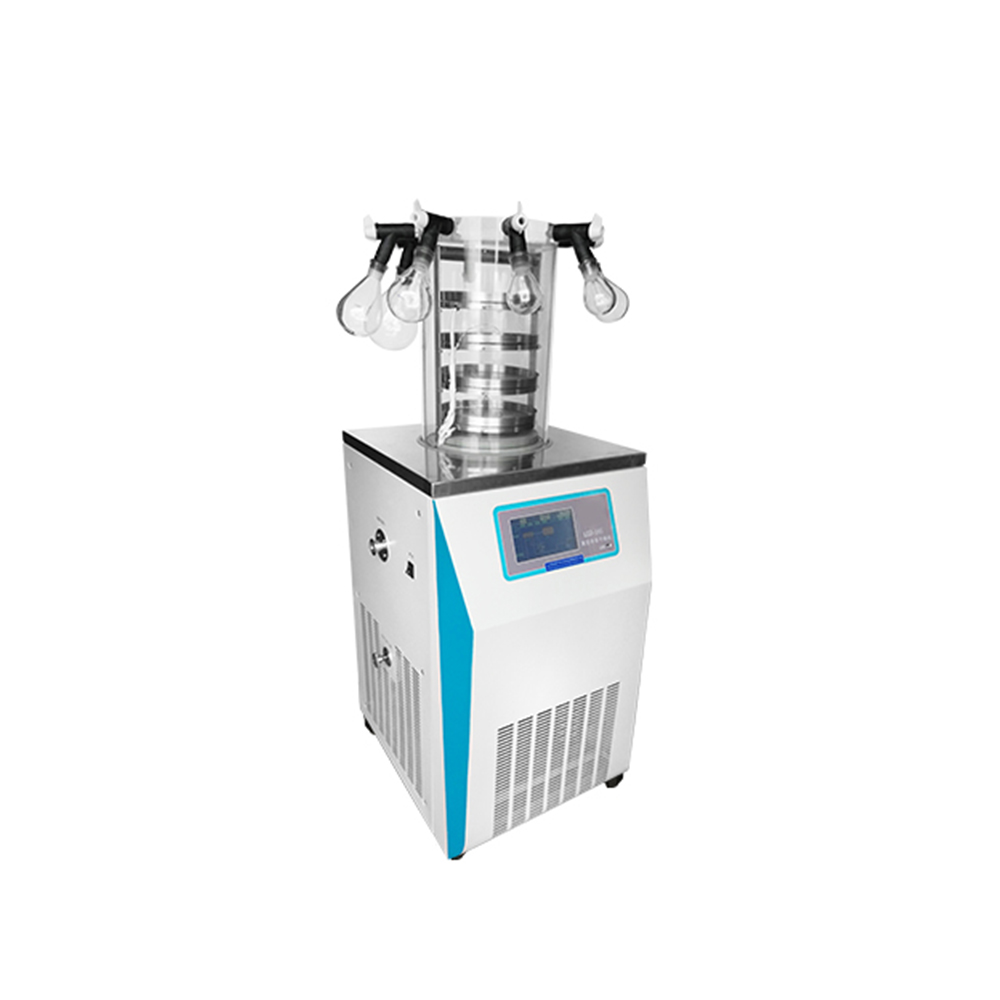 NADE LGJ-18SD Multi-Manifold Top Press Type Experimental Electric-heating Lyophilizer/freeze drying equipment/freeze dryer
