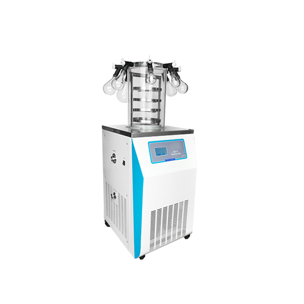 NADE LGJ-18B Top Press Type laboratory freeze drying equipment/freeze dryer of liquid, pasty, solid / vials materials