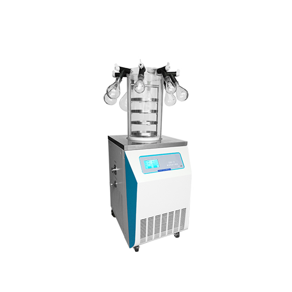 NADE LGJ-12B Top Press Type Lab Lyophilizer/freeze drying equipment/freeze dryer for liquid, pasty, solid and he vials materials
