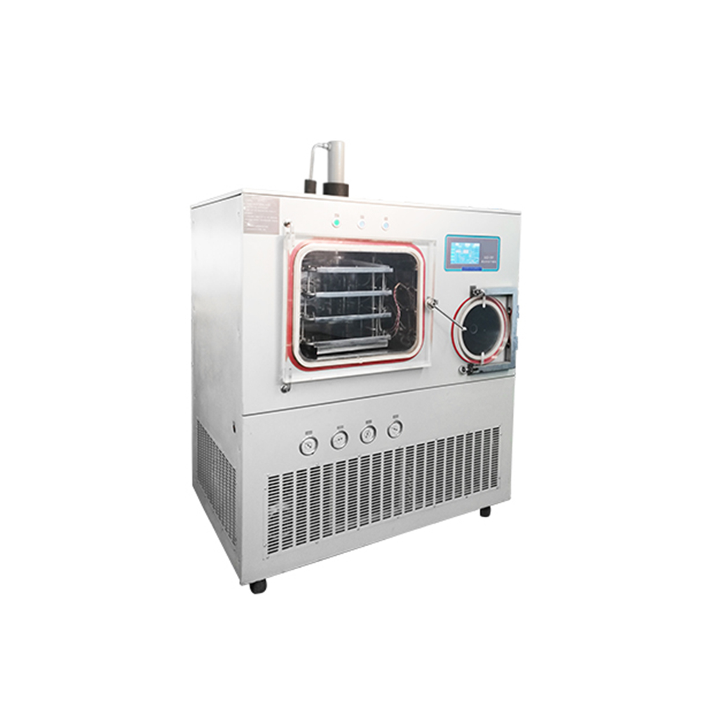 NADE LGJ-100F 10kg Silicone Oil Heating Vacuum Lyophilizer/freeze drying equipment/freeze dryer