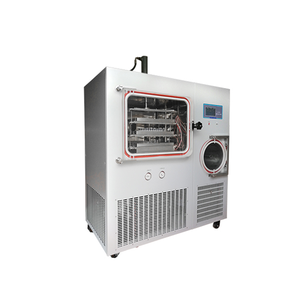 NADE LGJ-50FY Top Press Type Experimental Silicone Oil Heating Vacuum Lyophilizer/freeze drying equipment/freeze dryer