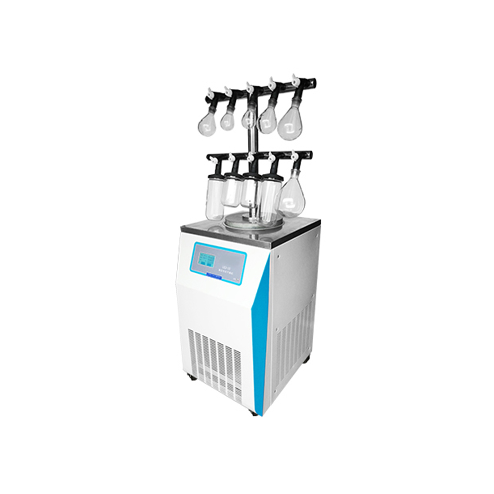 NADE LGJ-12B Top Press Type Lab Lyophilizer/freeze drying equipment/freeze dryer for liquid, pasty, solid and he vials materials