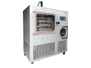 LGJ-50FY Top Press Type Experimental Silicone Oil Heating Vacuum Freeze Dryer with stopper 