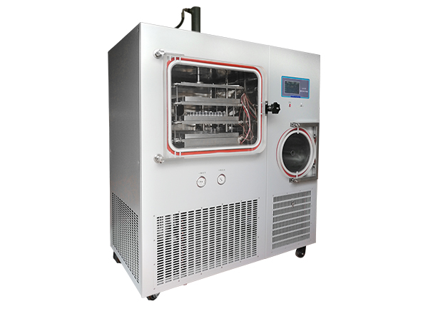 LGJ-50FY Top Press Type Experimental Silicone Oil Heating Vacuum Freeze Dryer with stopper 