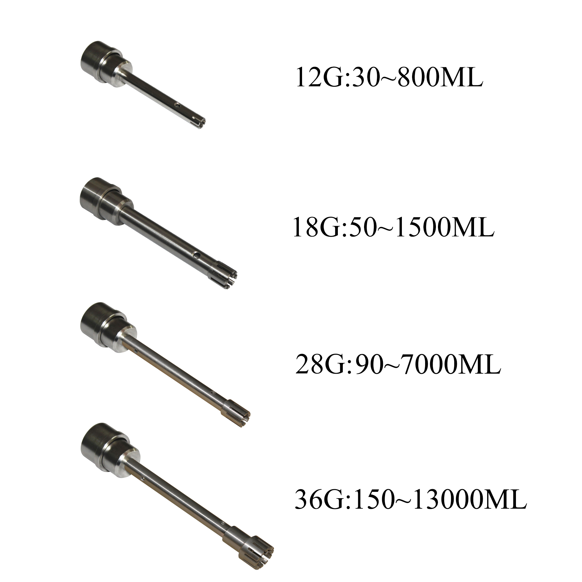 NADE SS304L homogenizer Working head 18G 50~1500ml Suitable for lab homogenizer AD300L-H/AD200L-P