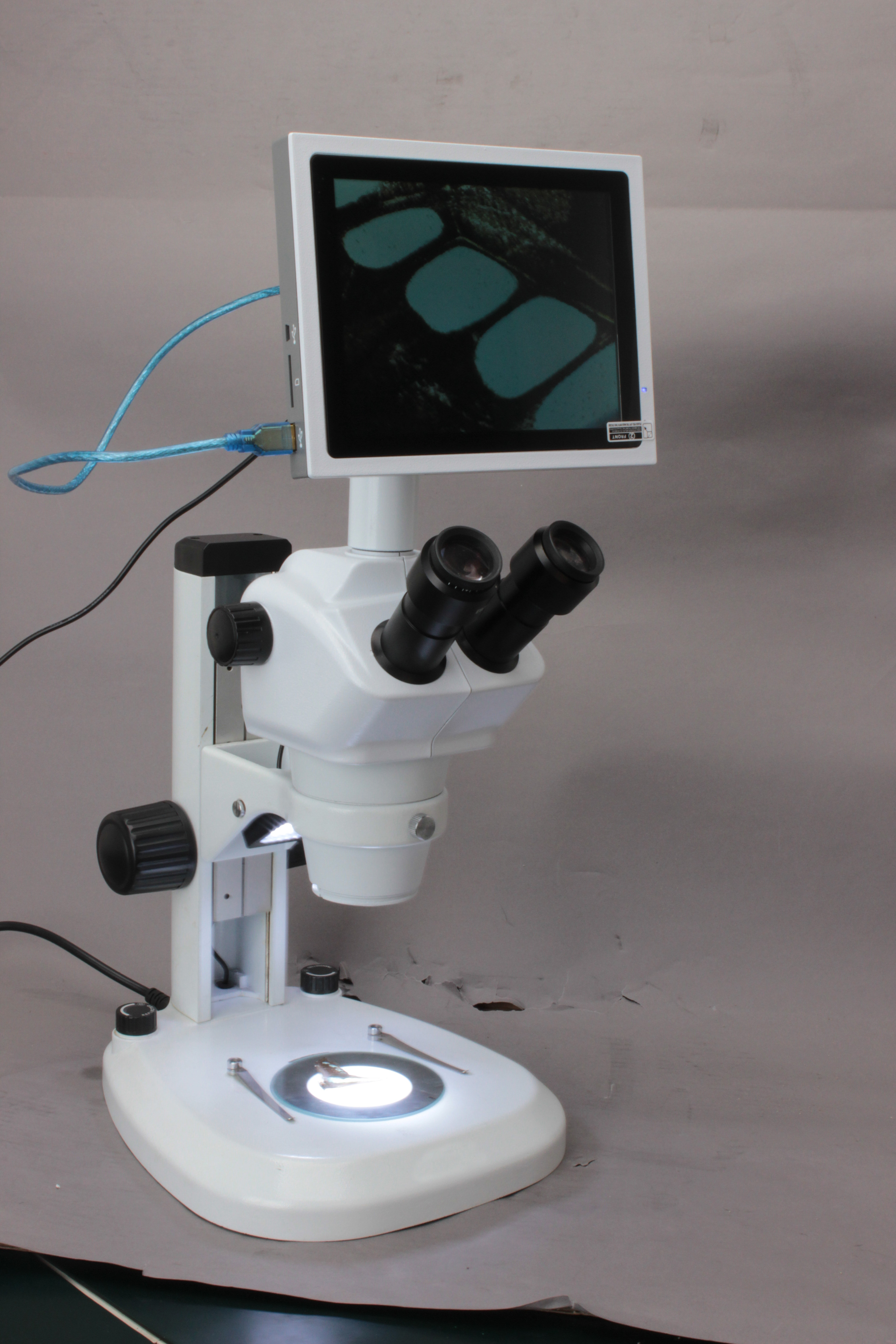 Nade Lab Optical Instruments digital Zoom Stereo Binocular Microscope NSZ-606