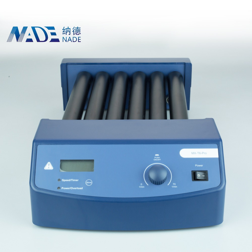 NADE 10-70rpm Hospital Lab LCD Digital Tube Roller for blood sample