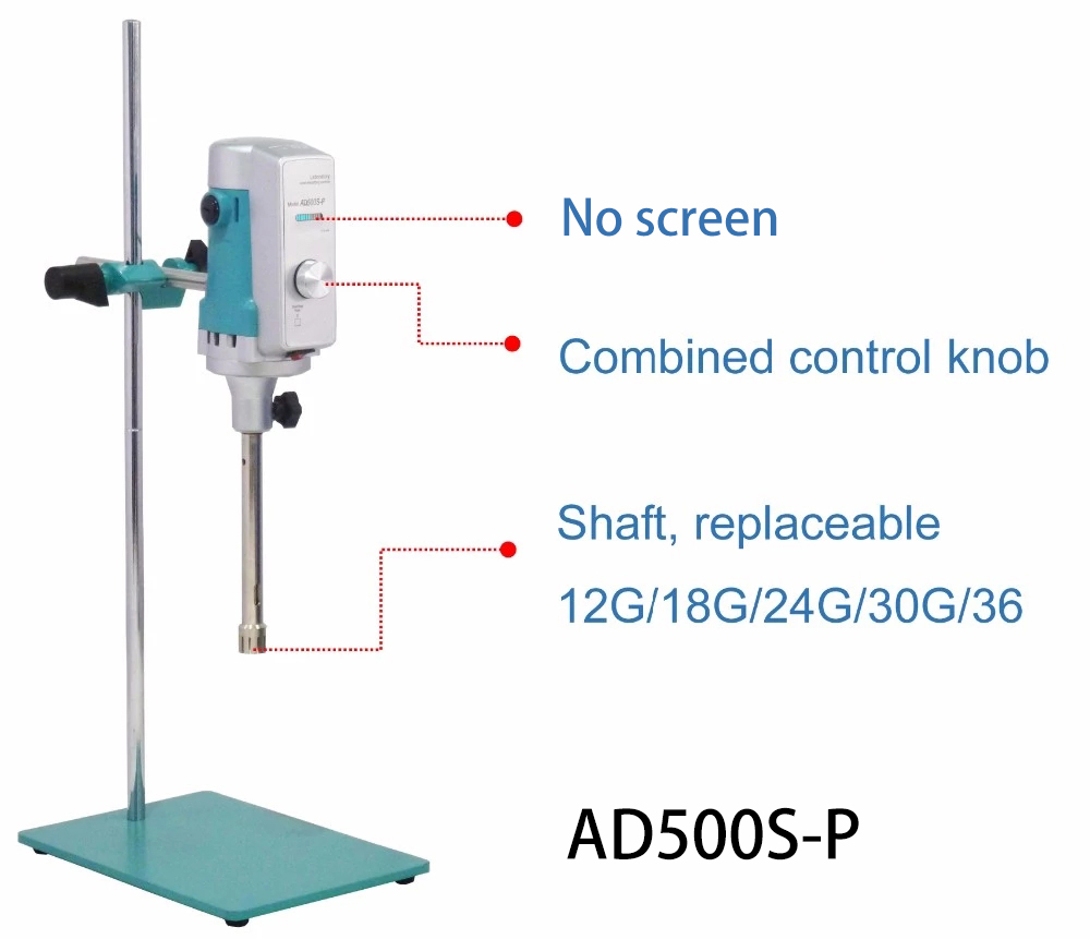 NADE SS316L homogenizer Working head 12G 30~800ml Suitable for lab homogenizer AD500S-H/AD500S-P