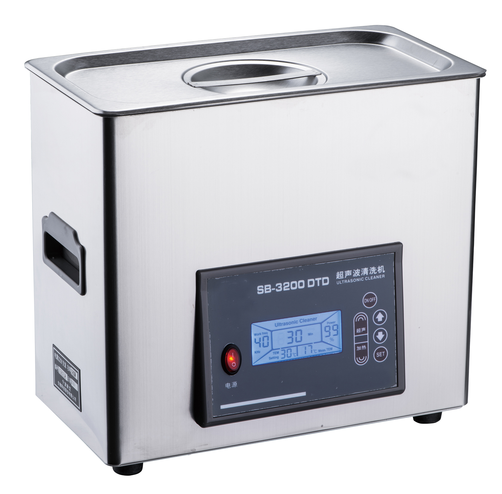 Nade Laboratory Power Adjustable Heating Function Jewelry Ultrasound & air ultrasonic cleaner SB-3200DTD 6L