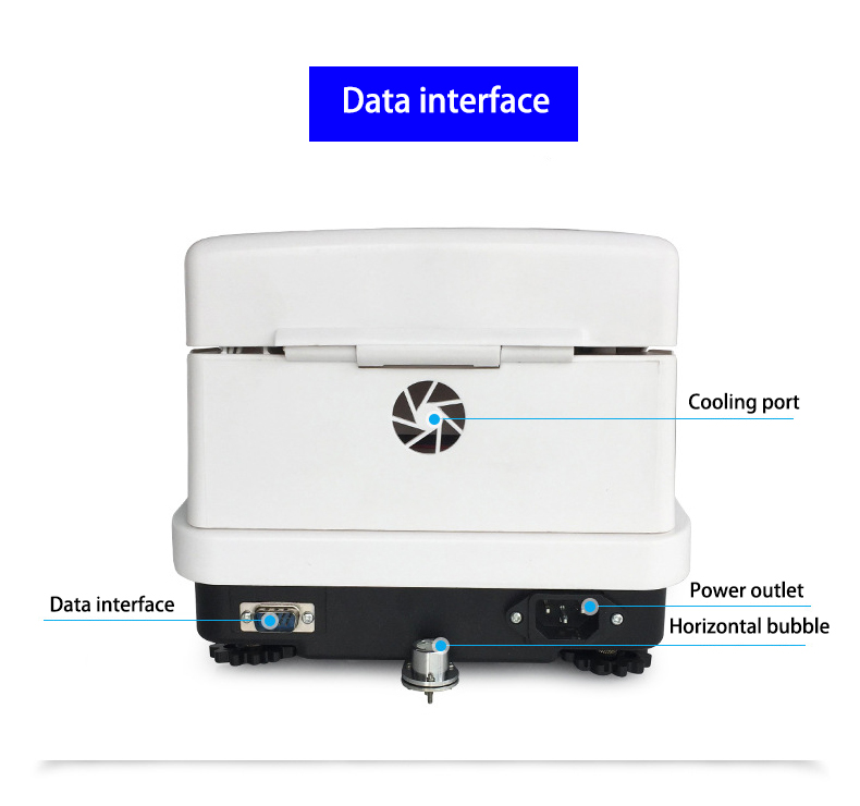 NADE HD touch screen Halogen Moisture analyzer NDHD-16A 110g/0.002g 0.01% with German HBM sensor for grain lab