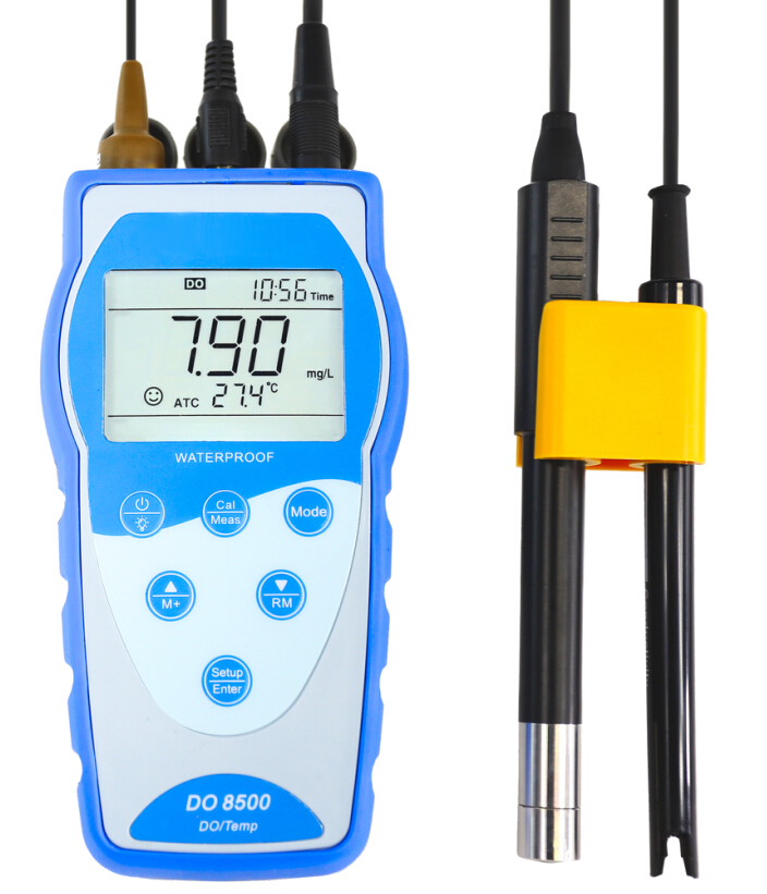 NADE DO8500 0.01mg/L (ppm) Portable Optical DO Meter LCD display for Dissolved Oxygen test