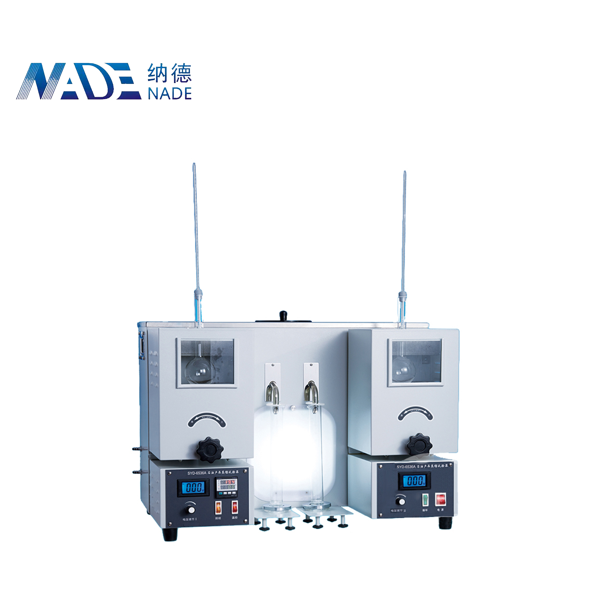 NADE SYD-6536A Laboratory Double tube Distillation Apparatus for Petroleum Products 100ml 125ml