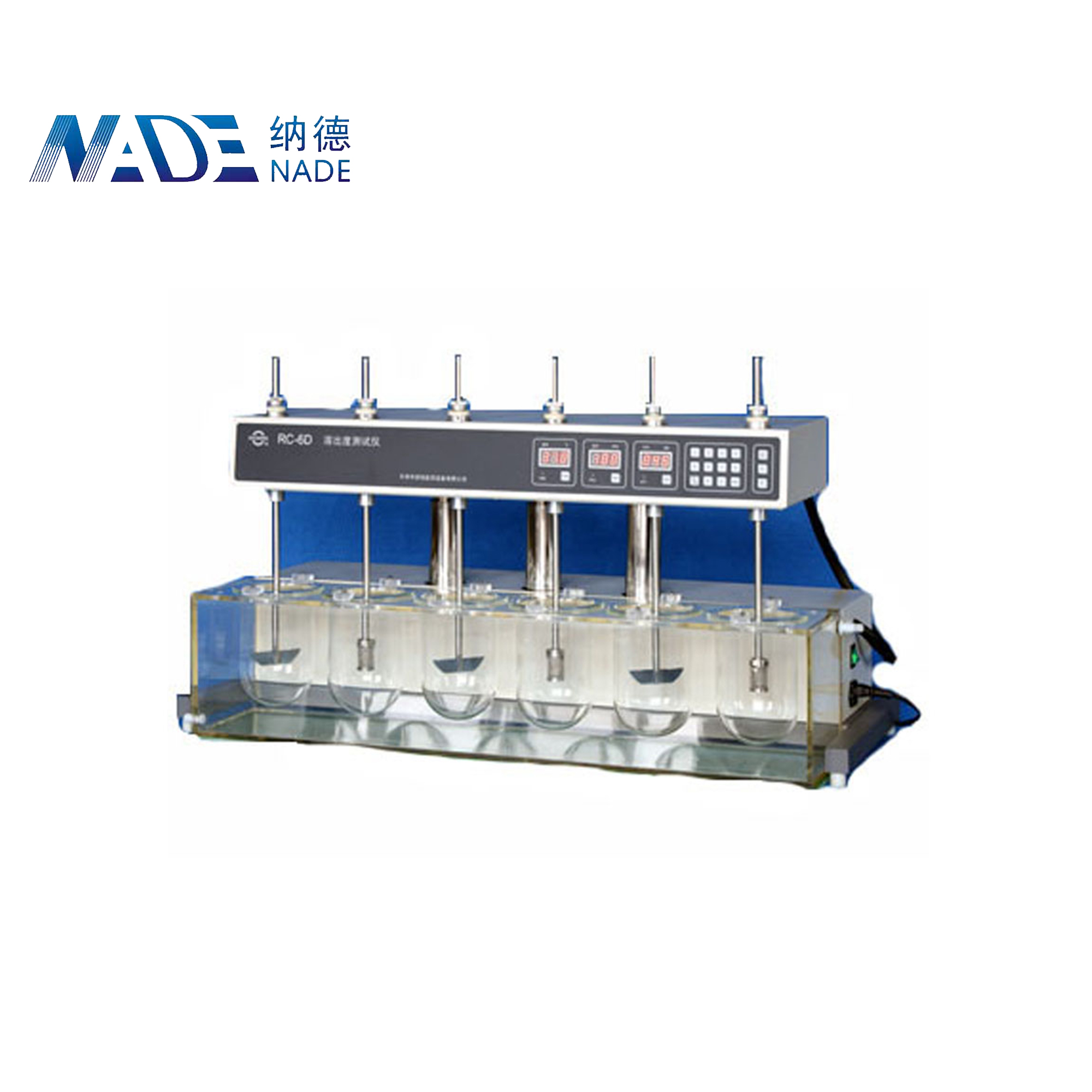 Nade Pharmaceutical Machinery Automatic Tablet Dissolution Tester RC-6 smart turn over