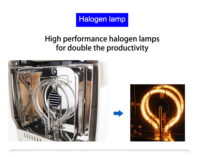 NADE HD touch screen Halogen Moisture analyzer NDHD-16A 110g/0.002g 0.01% with German HBM sensor for grain lab