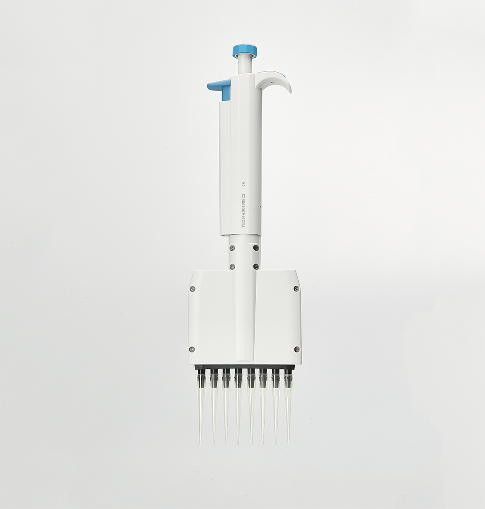 NADE Lab Mechanical Pipette Adjustable Volume 8-channel(0.5ul to 300ul)