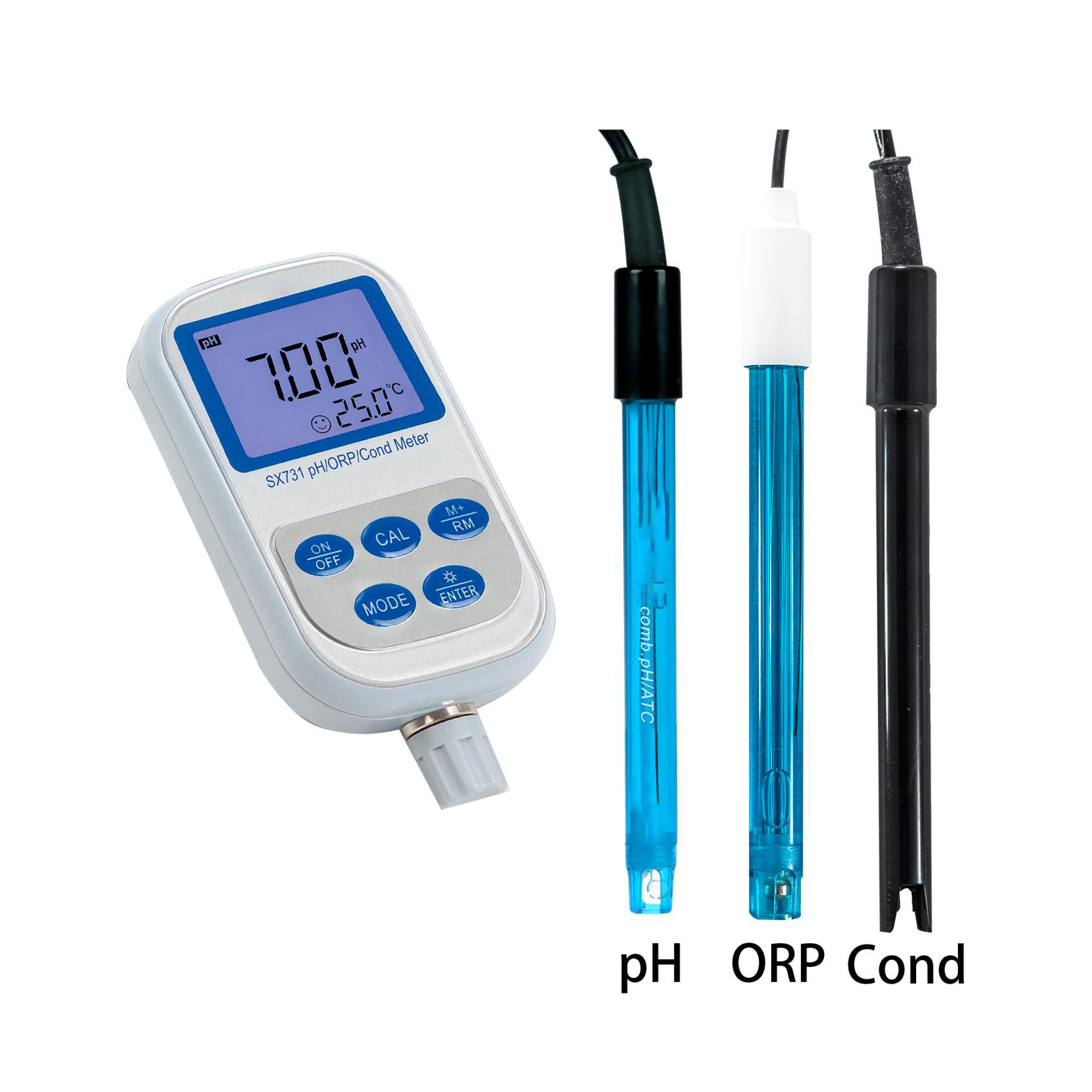 SX731 7-in-1 Portable PH/ ORP/ Conductivity Meter