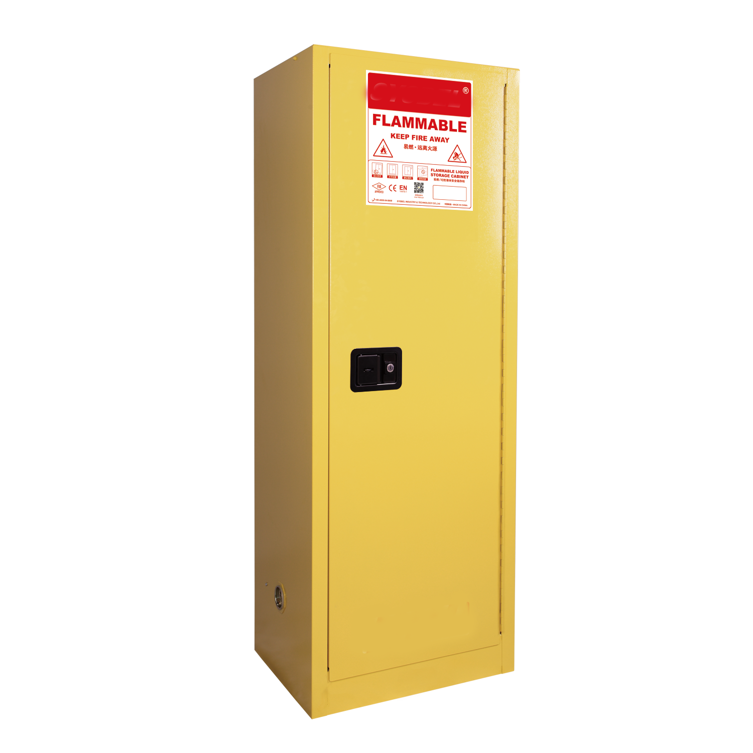 NADE 22Gal 83L Fireproof Flammable Safety Cabinet WA810220