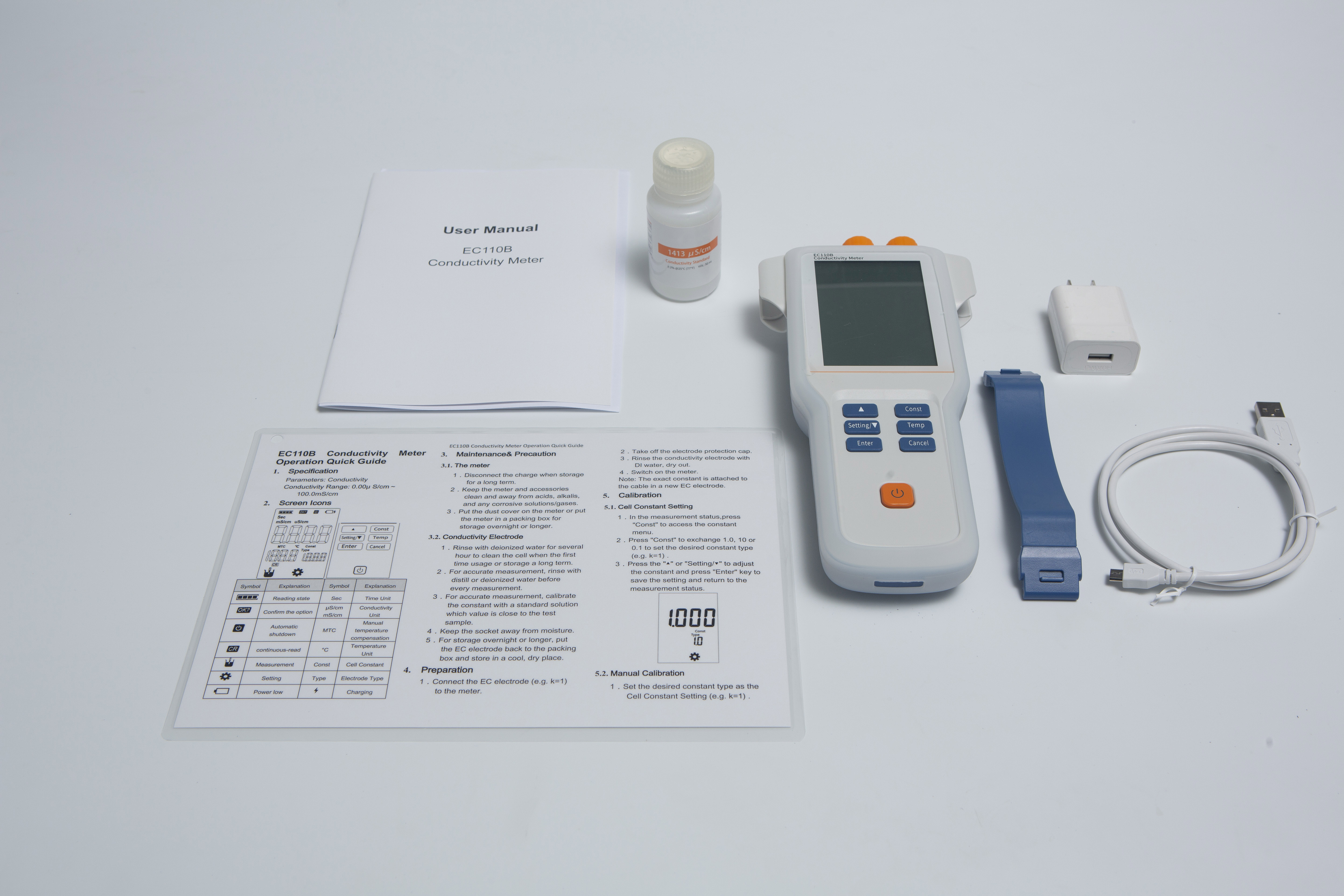 EC110B Portable Conductivity Meter