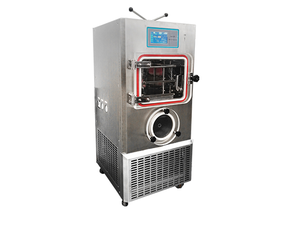 LGJ-20FY Gland Type Experimental Silicone Oil Heating Vacuum Freeze Dryer with Stopper 