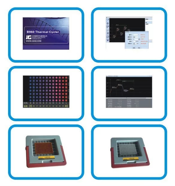 Nade Clinical Analytical Instrument Smart Gradient PCR (Thermal Cycler PCR ) B960C 96x0.2mL+77x0.5ml(C)