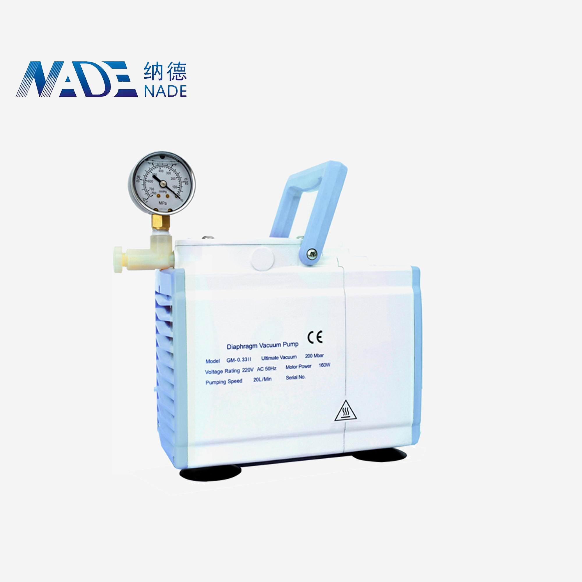 NADE Oil-less Diaphragm Vacuum Pump GM-0.33A