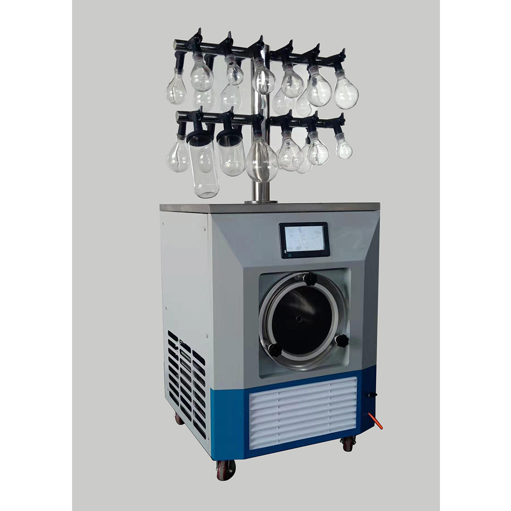 NADE LGJ-18-80T T-type Eggplant bottle laboratory Vacuum Lyophilizer/freeze drying equipment/freeze dryer China