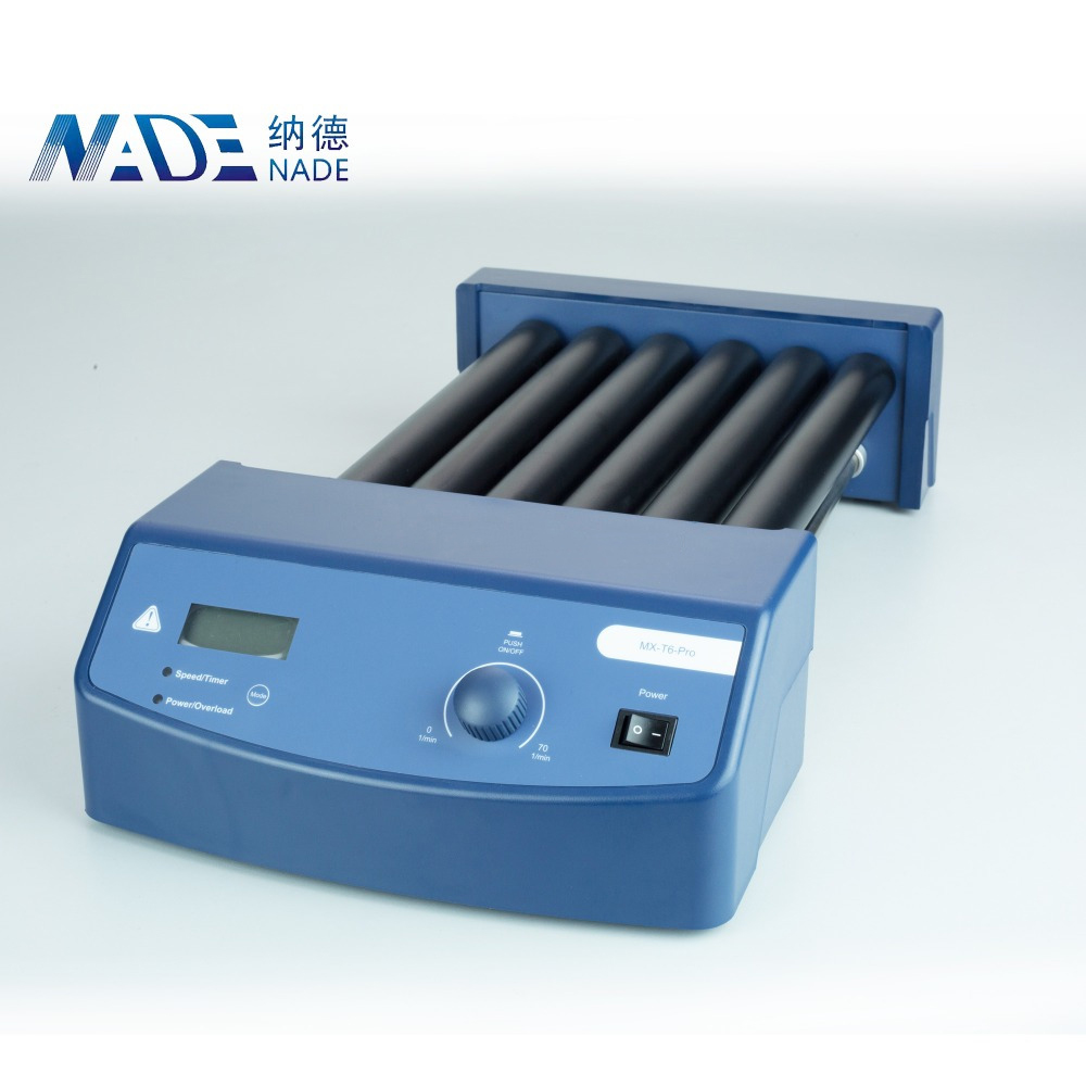 NADE 10-70rpm Hospital Lab LCD Digital Tube Roller for blood sample