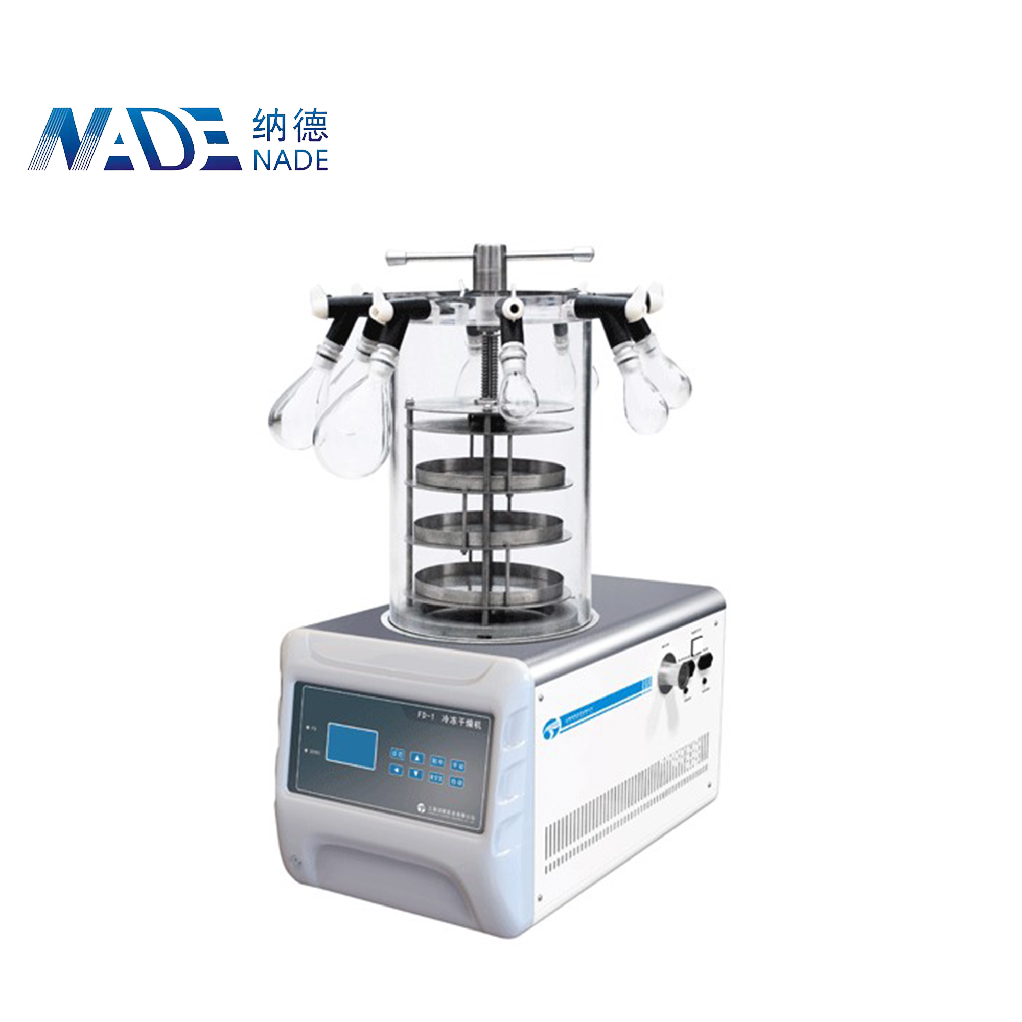 NADE TF-FD-1 Multi-pipeline Top-ptess Laboratory Lyophilizer/freeze drying equipment/freeze dryer
