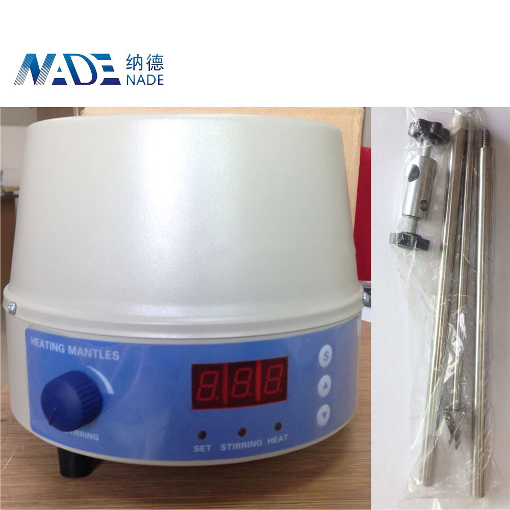 NADE 98-III-B 500ml, 1400rpm, 450C Digital Magnetic Stirring Heating Mantle for flask