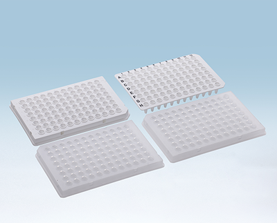 NADE PCR plate PP material 0.1ml/0.2ml Half Skirt/Non Skirt 96 well PCR plates