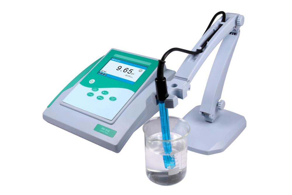 NADE high accuracy Benchtop pH Meter PH910(0~14pH, 0.01)with TFT color display and Data storage