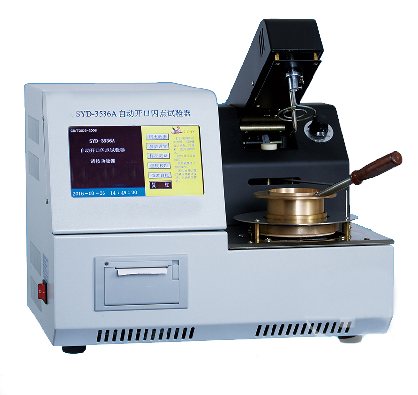 NADE SYD-3536A Automatic Cleveland Open Cup Flash Point Tester & Fire Point Tester for Petroleum Products ASTM D92
