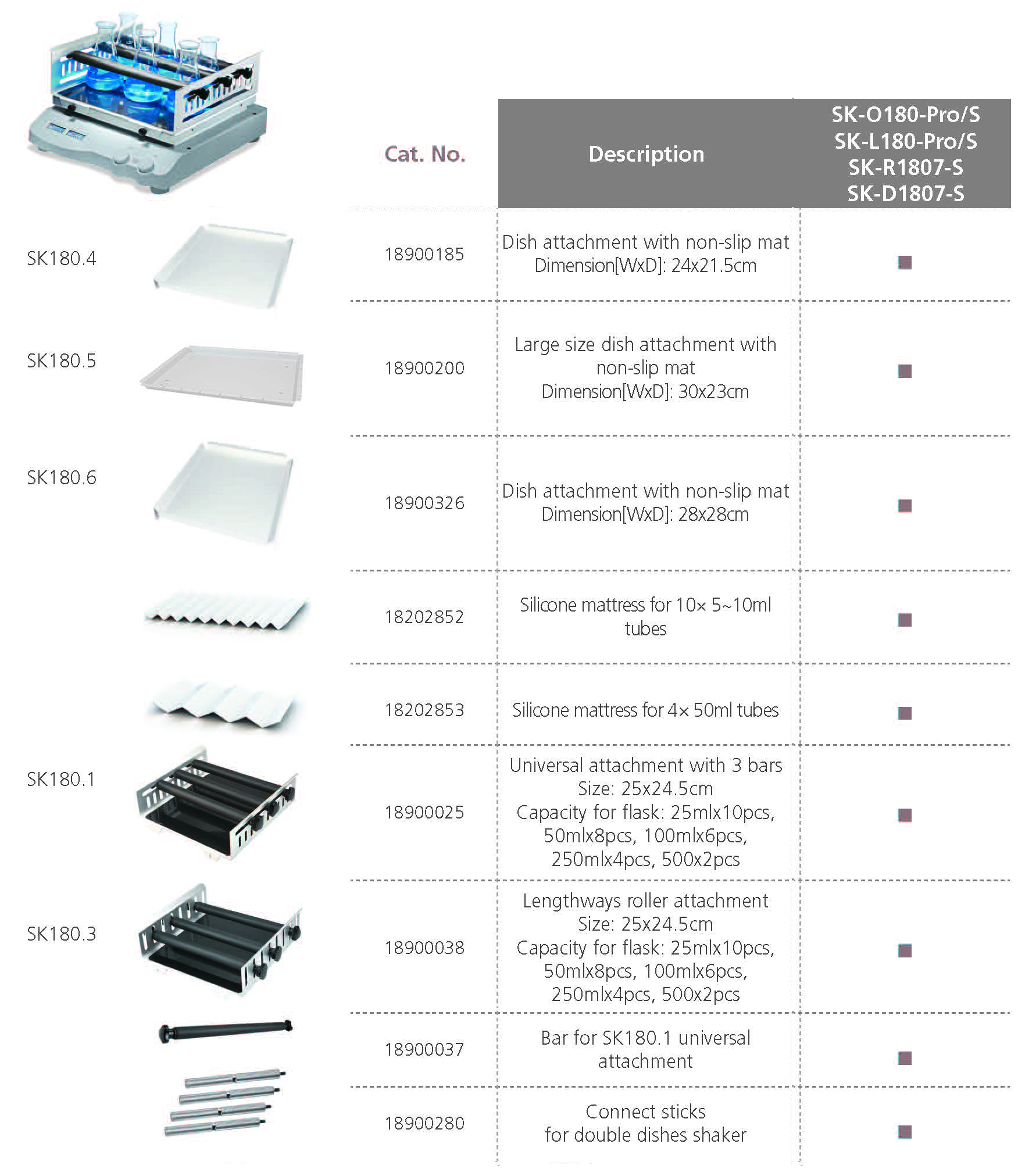 NADE Lab LCD Digital Linear Shakers SK-L180-Pro diameter 4mm speed range 100-350rpm