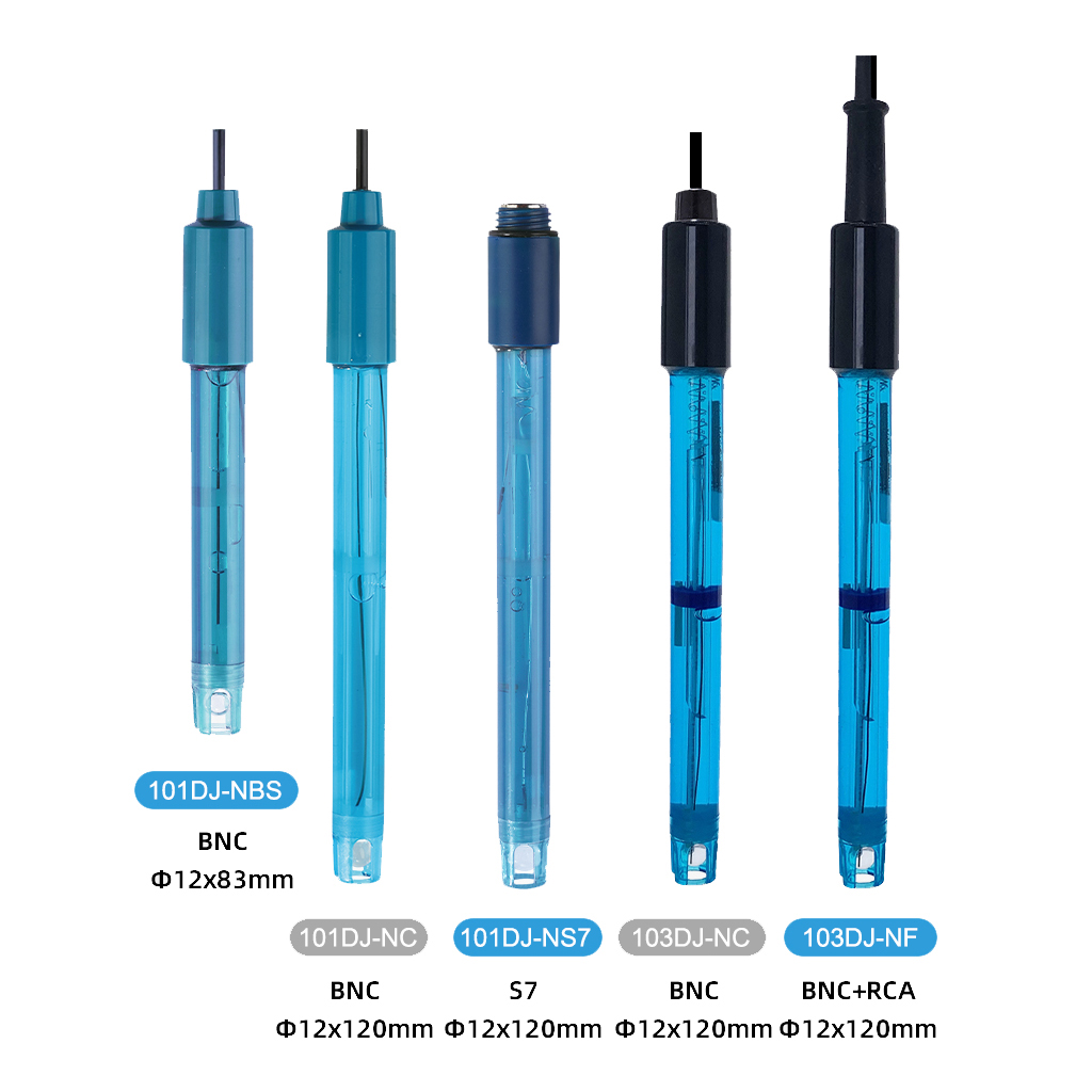 101DJ and 103DJ Series Plastic Shell pH Electrodes