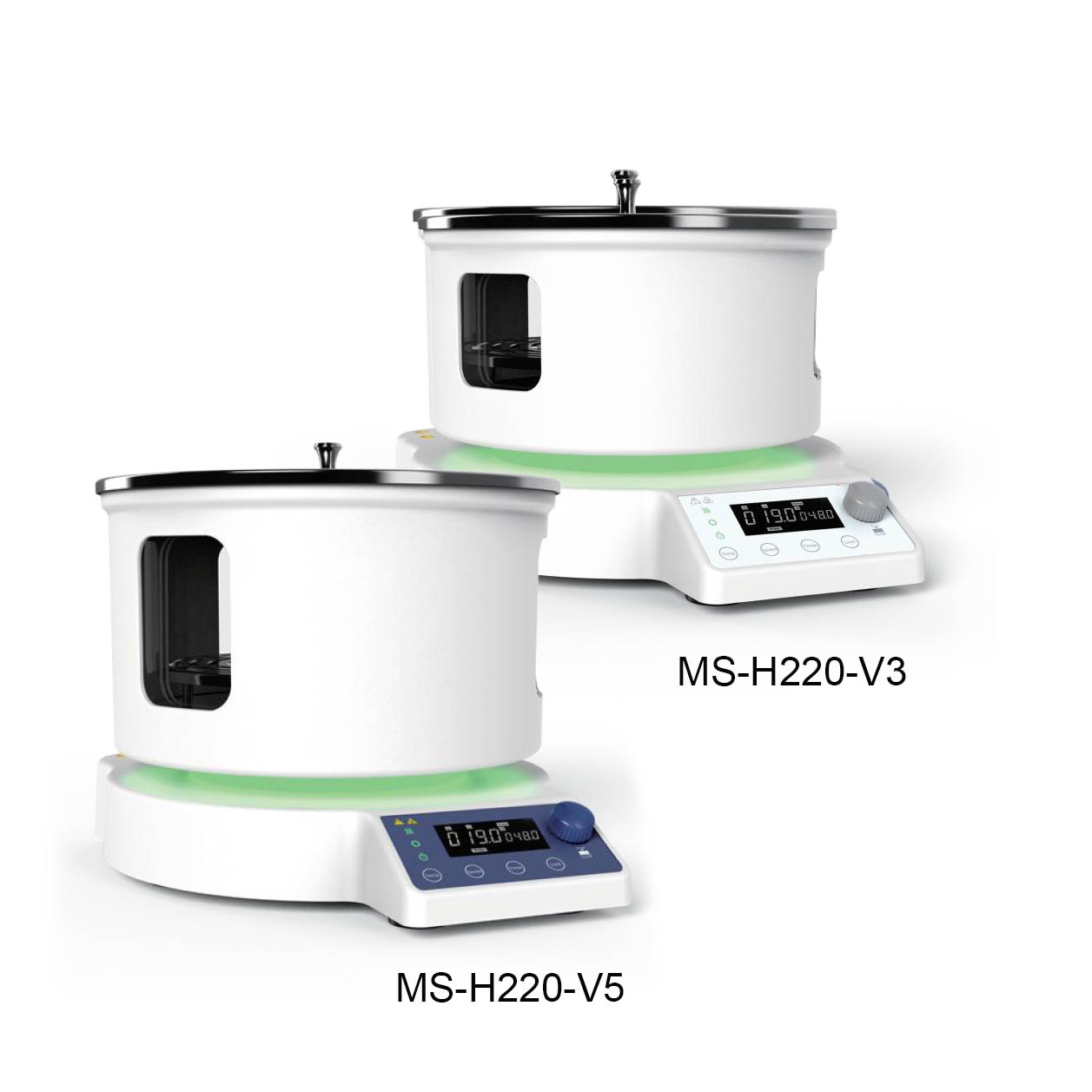MS-H220-V3 3L LCD Digital Heating Magnetic Stirring Bath