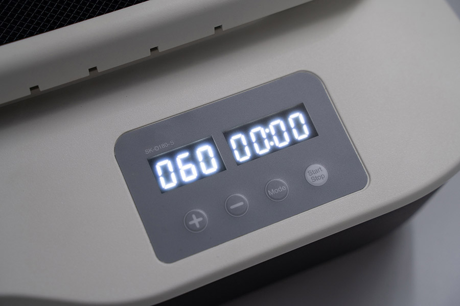 two screen display of NADE orbital shaker