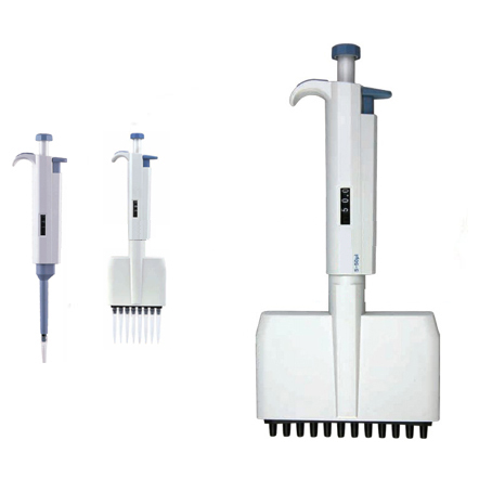 Mechanical Pipette Adjustable Volume 12-channel(0.5ul to 300ul)