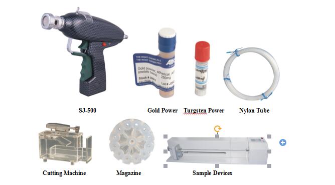 NADE Portable Gene Gun SJ-500 for Plants , animals and other substance