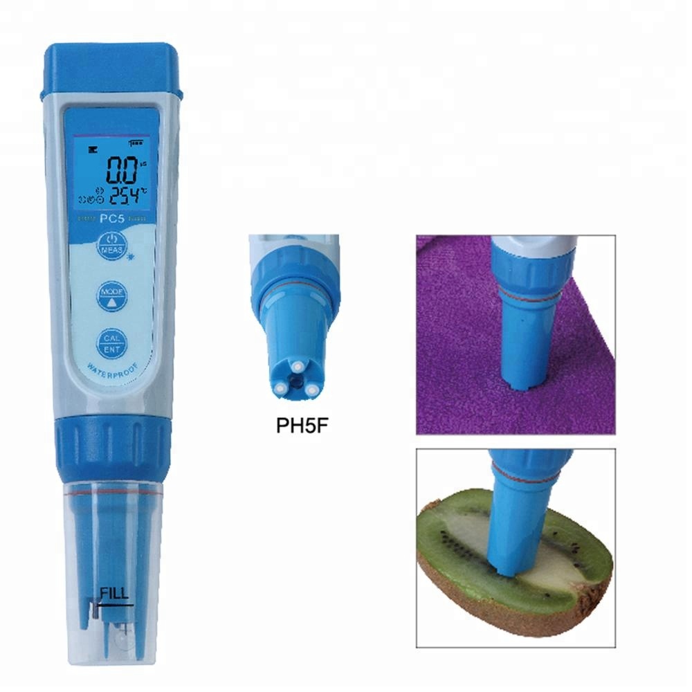 NADE pH5F pen type digital pH meter for flat surface sample