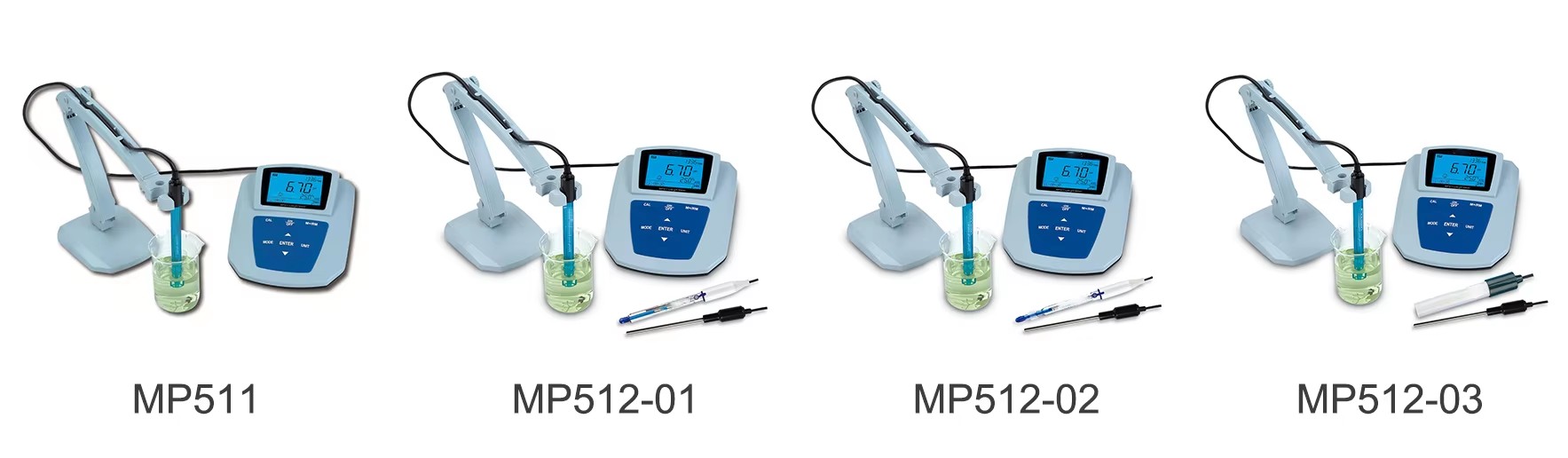 MP512-01 High Benchtop Precision pH Meter